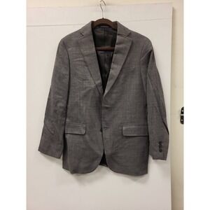 Awearness Kenneth Cole Mens Blazer 38R Gray Wool Blend Modern Fit Jacket